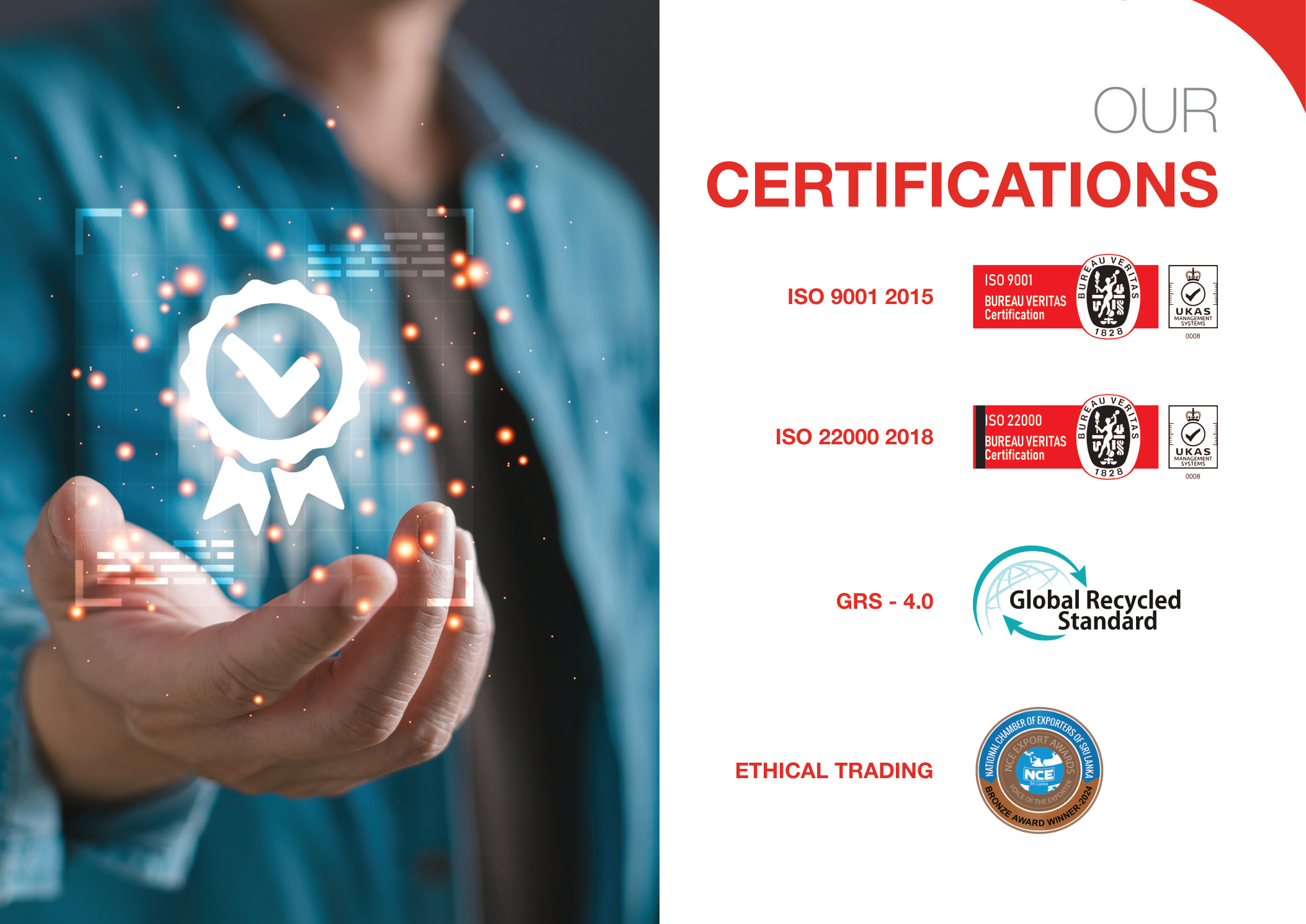 ISO 9001 Bureau Veritas Certification with UKAS accreditation mark