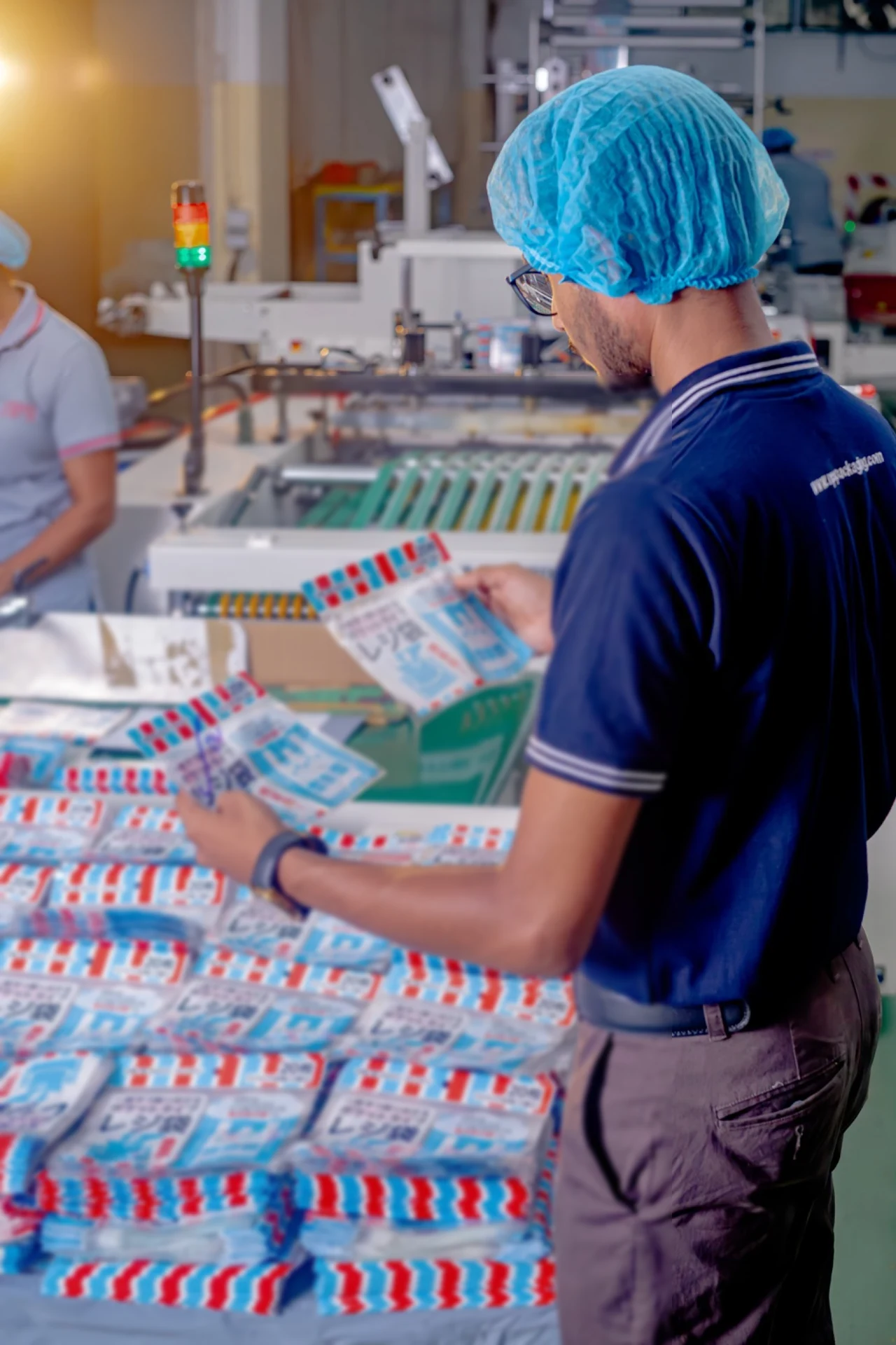 Packaging finishing team
